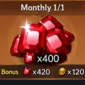 400 Red Diamonds