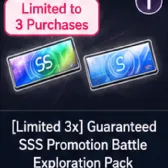 [Limited 3x] Guaranteed SS Recommendation Ticket & Battle Type E