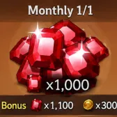 1000 Red Diamonds