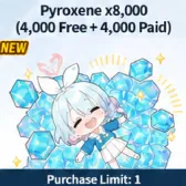 Pyroxene x8,000 (Purchase Limit: 1 Time) Pyroxene x8,000 (Purchase Limit: 1 Time)
