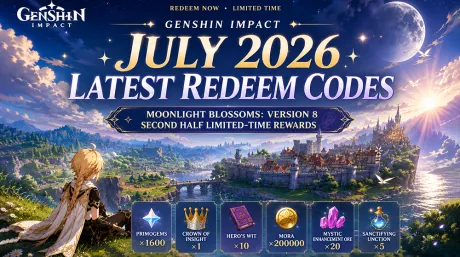 Genshin Impact July 2026 Latest Redemption Codes | Moon VIII Version Second-Half Limited-Time Rewards – Claim Now
