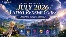 Genshin Impact July 2026 Latest Redemption Codes | Moon VIII Version Second-Half Limited-Time Rewards – Claim Now