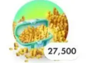27500 gold coins
