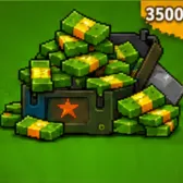 3500 Green Banknote