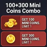 100+300 Mini Coins（One-Time Purchase）