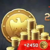 2450 Golden Eagle Coins (double the first charge)