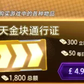 30天金块通行证 30天金块通行证