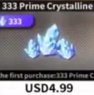 333 Prime Crystalline