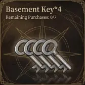 Basement Key *4 Basement Key *4