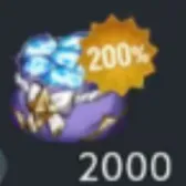 2000钻石(首充双倍) 2000钻石(首充双倍)