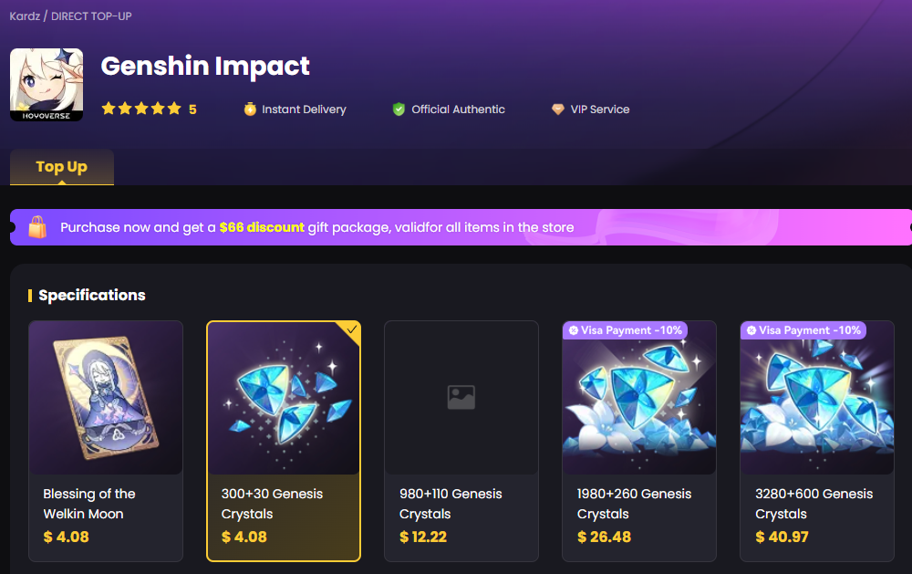 Buy Genesis Crystals