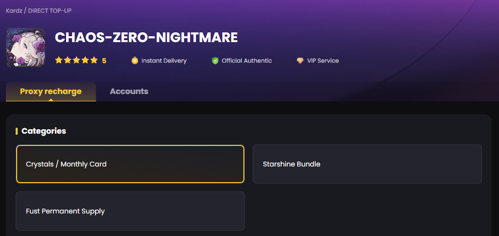 Chaos Zero Nightmare Chaos Zero Nightmare