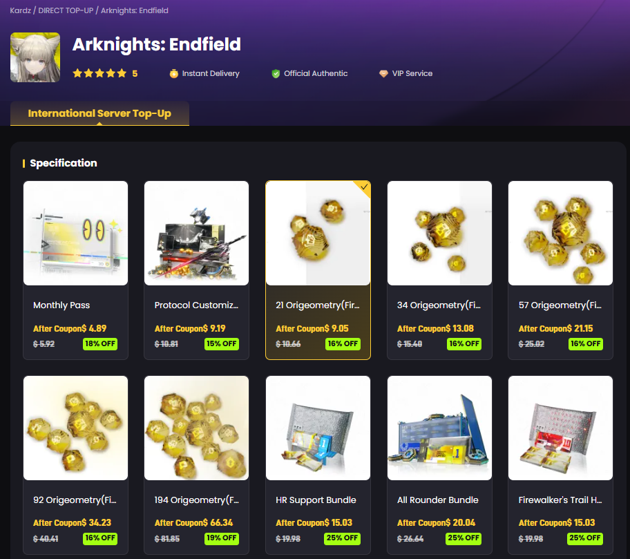 Arknights: Endfield Si Build
