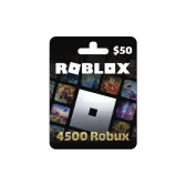 50美元（4500 Robux）