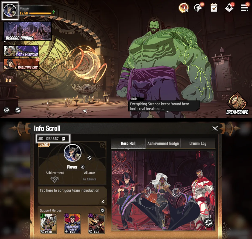 Panduan Mencari UID Marvel Mystic Mayhem