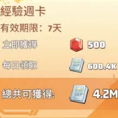 经验周卡