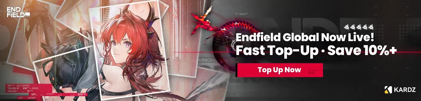 Arknights: Endfield Global is now live! Instant top-up discounts starting at 10% off!