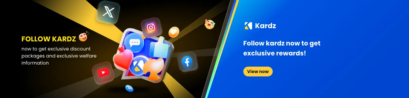 Follow Kardz and receive exclusive rewards!