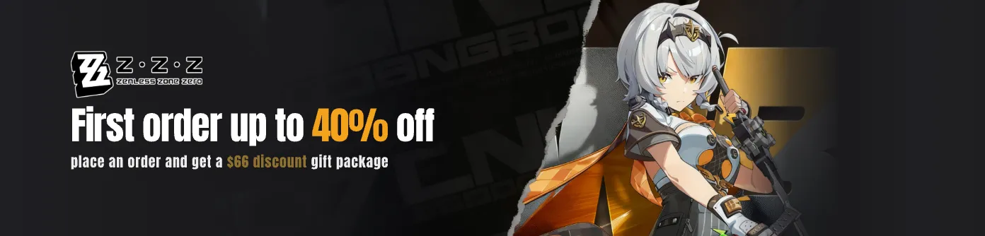 Zenless Zone Zero Top-up,first order up to 40% off